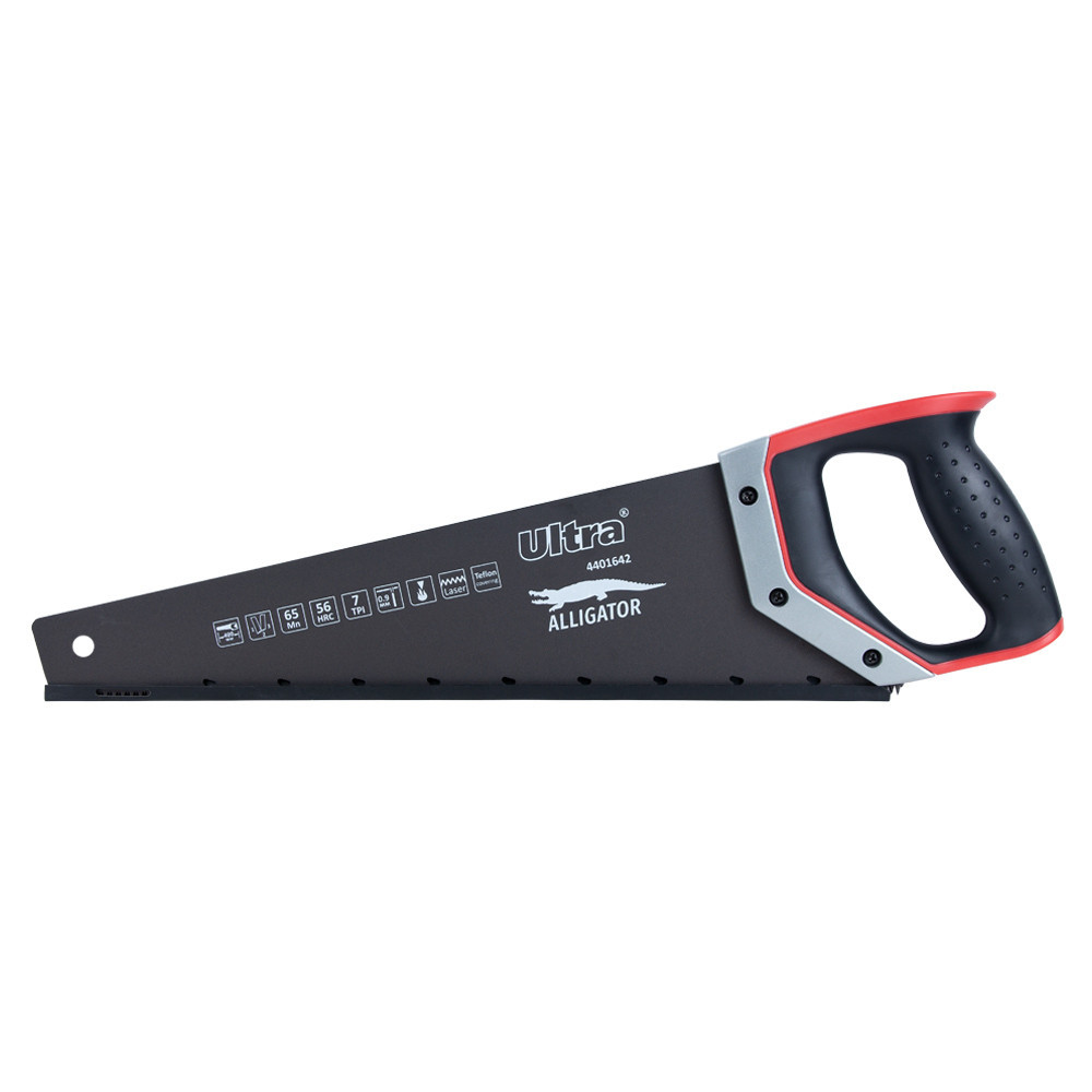 Ножівка для мокрого дерева з тефлоновим покриттям 400 мм 7TPI Aligator + чохол ULTRA (4401642) Київ - фото 2
