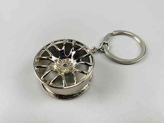 Автомобільний брелок диск-колеса, брелок на ключі для водія, брелок металевий на автомобільні ключі Мукачево