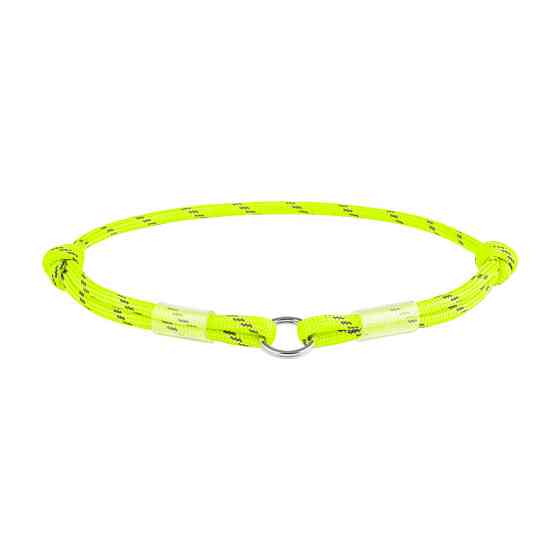 Шнурок для адресника з паракорду WAUDOG Smart ID, світловідбиваючий, розмір S, діаметр 4 мм, довжина 25-45 см жовтий Київ