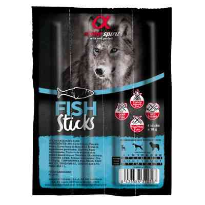 Ласощі для собак Alpha Spirit DOG Sticks Fish напіввологі з риби, палички 40 г (8437013576925) Вінниця