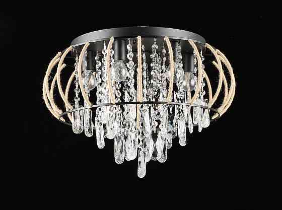 VALESO Люстра підвісна кришталева E2729/6, Чорний Киев