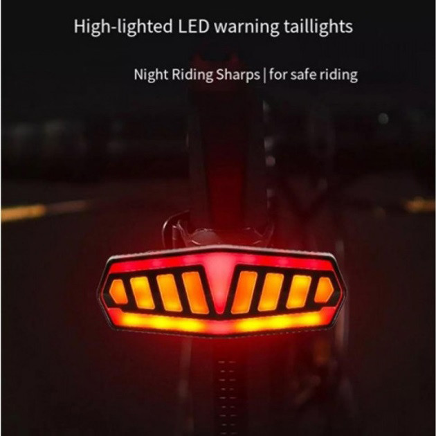 Ліхтар під сідло FY-1828, Сигнал для велосипеда, Ліхтар для велосипеда DQ-599 з акумулятором Київ - фото 6