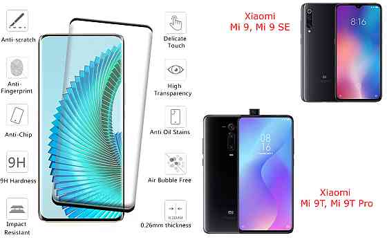 Захисне скло HyperGlass Pro для Xiaomi Mi 9, Mi 9 SE, Mi 9T, Mi 9T Pro – максимальна чутливість та захист Київ