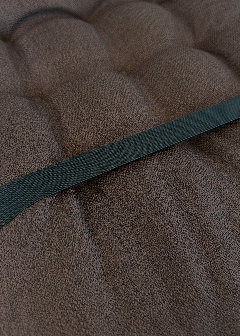 Подушка для стільців (40x120х4 см) подвійна Decorator Мальмо колір коричневий 84-168 Київ - фото 7