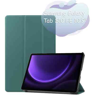 Чехол для планшета BeCover Smart Case Samsung Galaxy Tab S10 FE (SM-X520/SM-X526) 10.9" Dark Green (713275) Винница