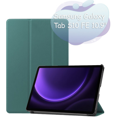 Чехол для планшета BeCover Smart Case Samsung Galaxy Tab S10 FE (SM-X520/SM-X526) 10.9" Dark Green (713275) Винница - изображение 1