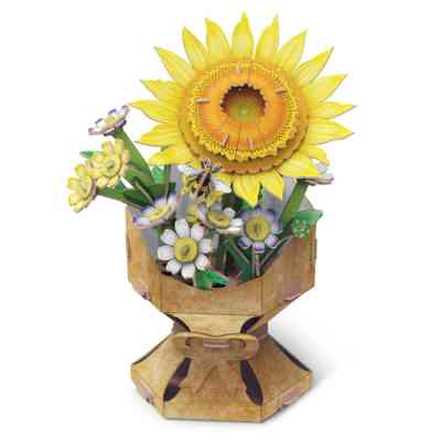 Пазл Cubic Fun трехмерный Букет цветов Подсолнух (W3303h) Винница