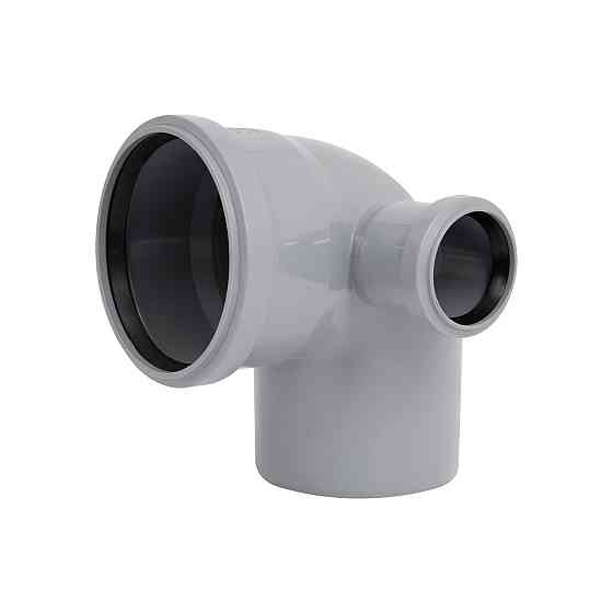 Коліно каналізаційне з відведенням TA Sewage 110х110х50, 90° Київ