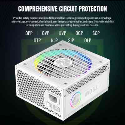 Блок питания Gamemax 750W (RGB 750G WH) Винница