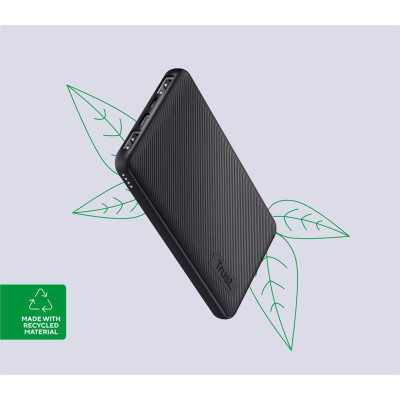 Батарея універсальна Trust 10000mAh Primo ECO, 2хUSB-A/USB-C, 15W, black (24678_TRUST) Вінниця - фото 2