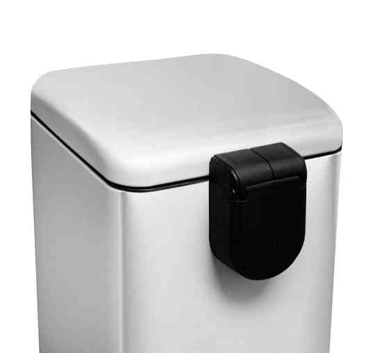 Відро для сміття з плавним закриванням квадратне Mixxus Style-TC0106 SS Color 6 л колір неіржавка (MI7092) Харків