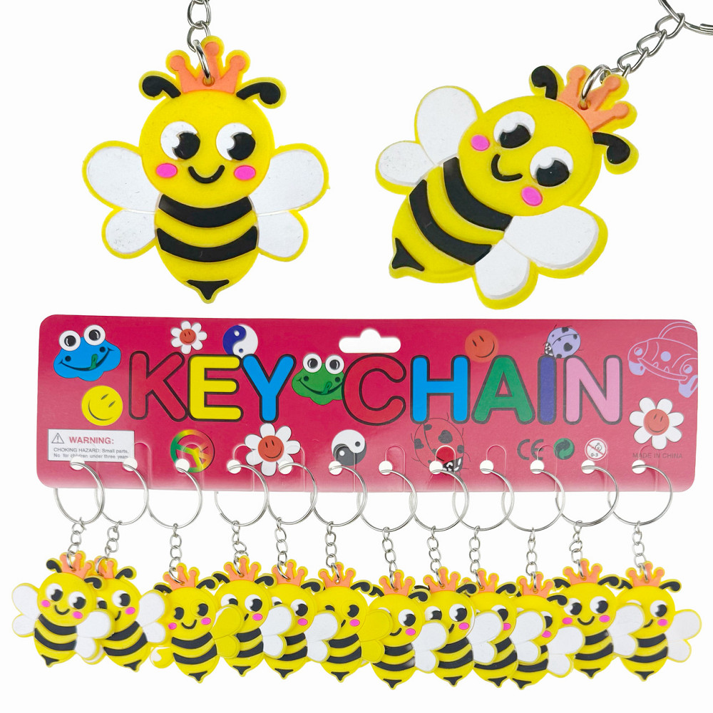 Брелок для ключів Бджола 12 шт Київ - фото 1