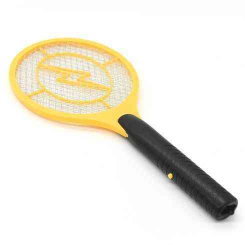 Электрическая мухобойка-ракетка от насекомых Bug Catcher 3500V на батарейках, ручной электронный уничтожитель мух и комаров, оранж Киев