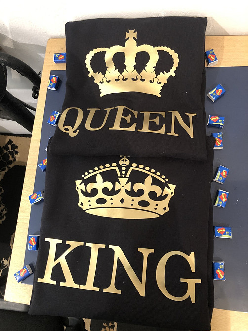 Парные свитшоты для парня и девушки - KING / QUEEN Черновцы - изображение 3