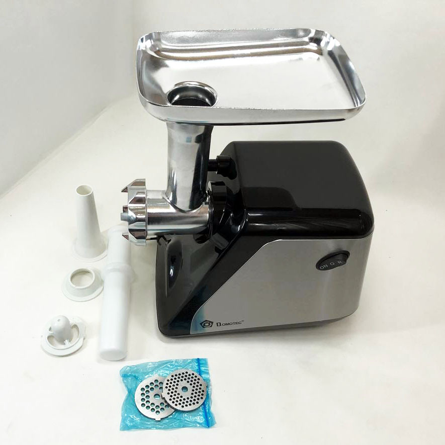 Электромясорубки с металлическими шестернями Domotec MS-2022 2800 Вт, Мясорубка крупная HK-56 Львов - изображение 7