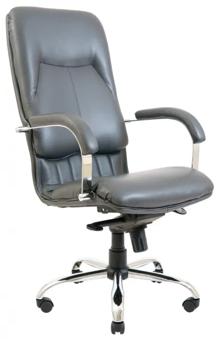 Офисное Кресло Руководителя Richman Nicosia Sofitel 04 Хром М3 MultiBlock Серый Киев - изображение 1