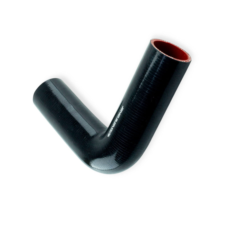 Патрубок кут d-55 L-200*200 90град. силікон універсальний Мукачево - фото 1