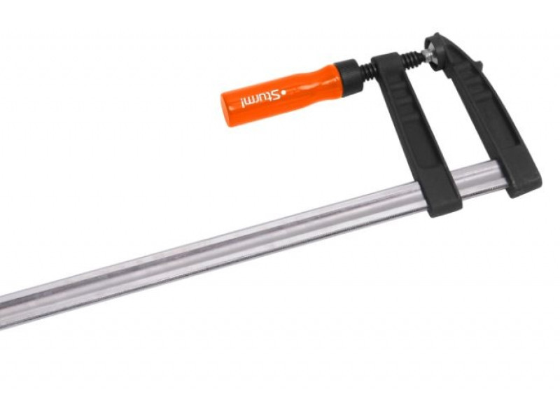 Струбцина столярная F-образная (50 х 250 мм) Sturm 1078-05-50x250 (читать описание) Ровно - изображение 1