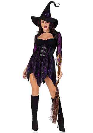 Костюм відьми Leg Avenue Mystical Witch XL, сукня, капелюх Sex Aura Київ