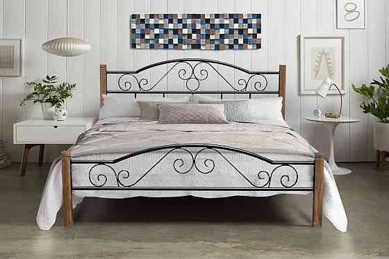 Ліжко Регіна Вуд 1600*2000, чорний Київ