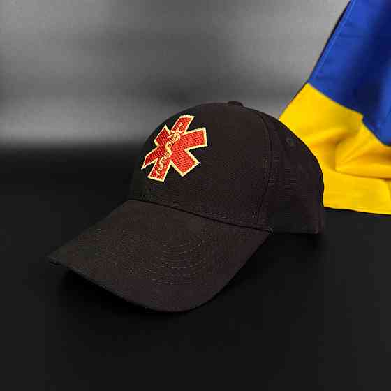 Бейсболка (кепка) Медик чорна Запоріжжя