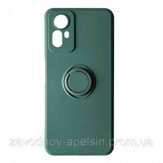 Xiaomi Redmi Note 12S Чехол силиконовый Кольцо Ring (зеленый) Одесса