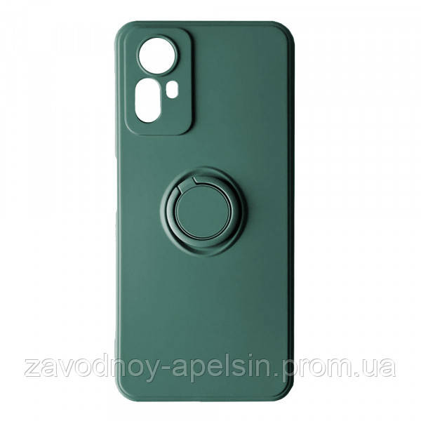Xiaomi Redmi Note 12S Чехол силиконовый Кольцо Ring (зеленый) Одесса - изображение 1