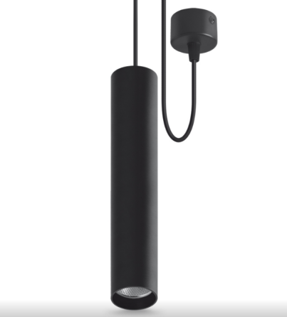LED Світильник підвісний накладний 10W 4100К чорний VL-SP-10034B Videx Житомир
