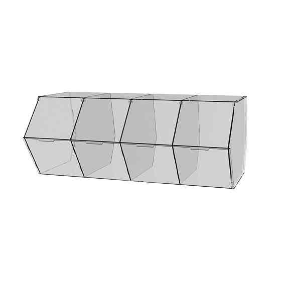 Диспенсер EKOSTAR для мармеладов, снеков, орехов 4 ячейки Киев