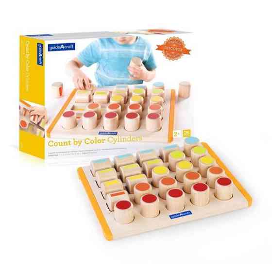 Дерев'яний сортер Guidecraft Manipulatives Рахункові циліндри (G6902) Киев