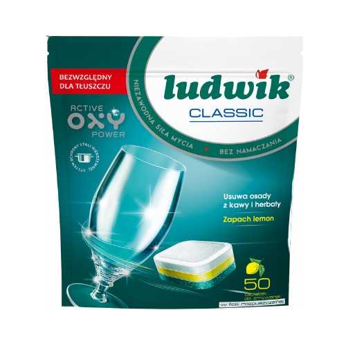 Таблетки для миття посуду (дой-пак) 50шт Classic Ludwik Житомир - изображение 1