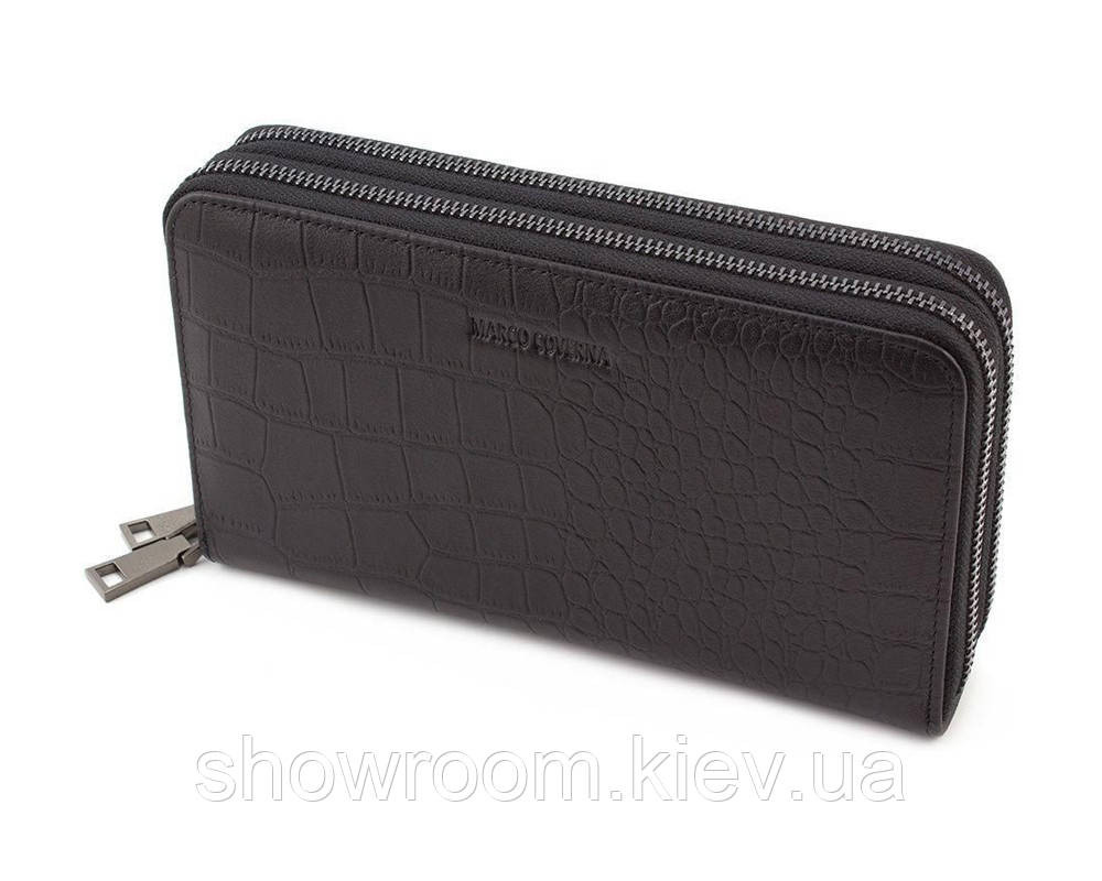 Чоловічий шкіряний клатч на два відділення Marco Coverna (0259) Київ - фото 1