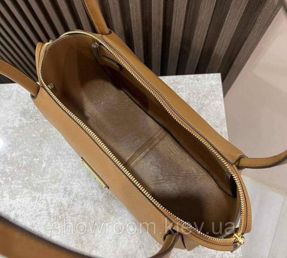 Жіноча брендова шкіряна сумочка Pr0822 коричнева Київ - фото 8