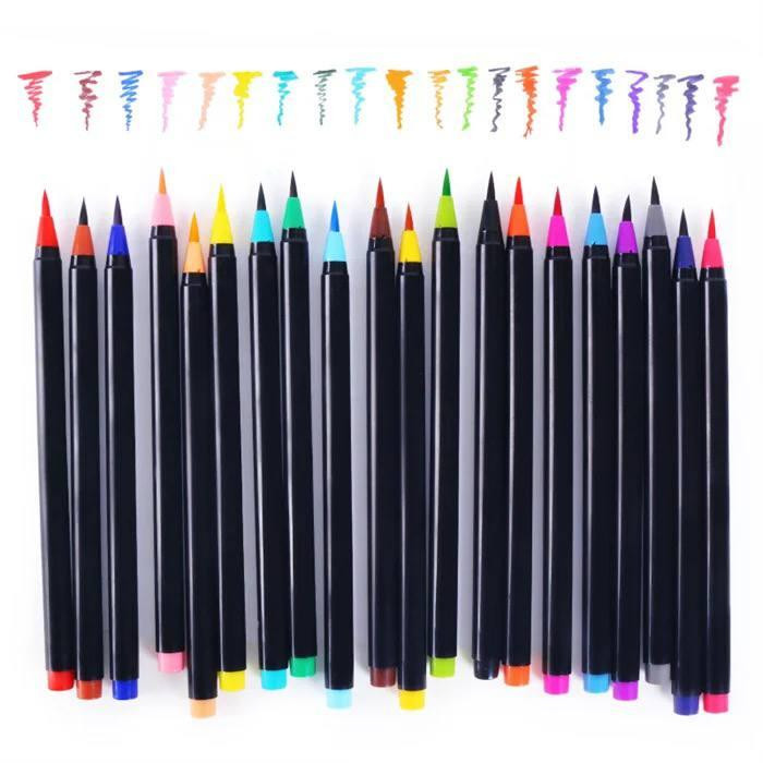 Акварельные маркеры с кисточкой  набор 20 шт на водной основе Touch multicolor, для скетчей и эскизов Каменец-Подольский - изображение 9