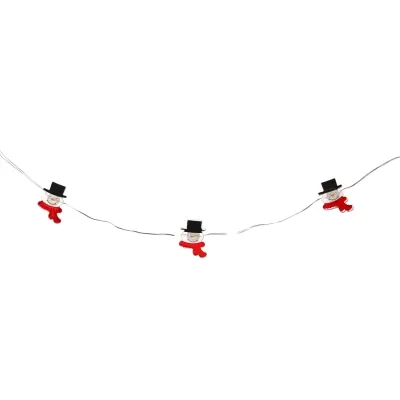 Гирлянда Chomik Струна Снеговик 2.2 м 20 LED Теплый белый (5900779880207) Вінниця