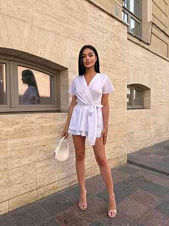 Женская романтическая вечерняя комбинезон-платье софт Одесса