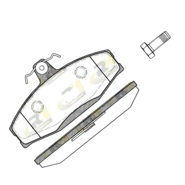 Колодки передние Volken Caddy, Шкода Felicia, Favorit -00 тормозные Мукачево - изображение 1