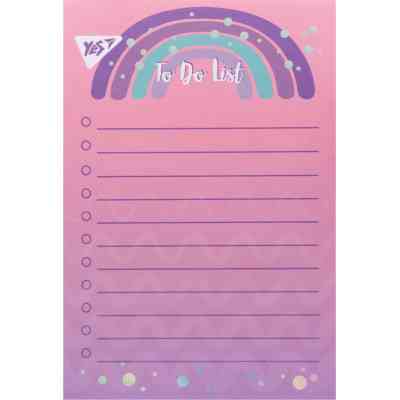 Бумага для заметок Yes на магните To Do Glamour (170384) Винница