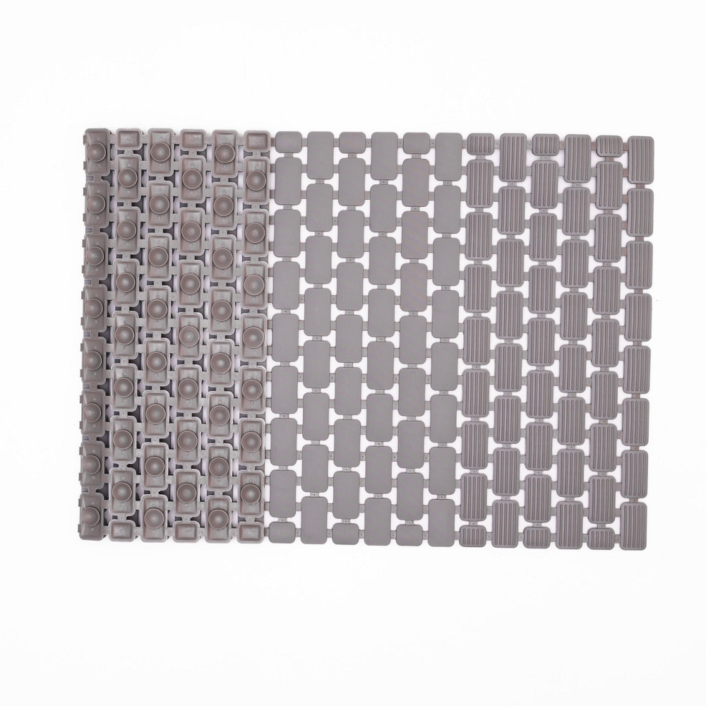 Килимок для душу із полівінілхлориду на присосках 73×40 см Сірий HP-42-8G Коломия - фото 3