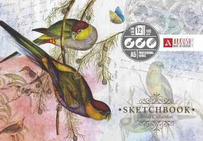 Скетчбук А5 "Аркуш" Антистрес, 12 арк, клеєний, 150г/м, 1SBA51502, шт Київ