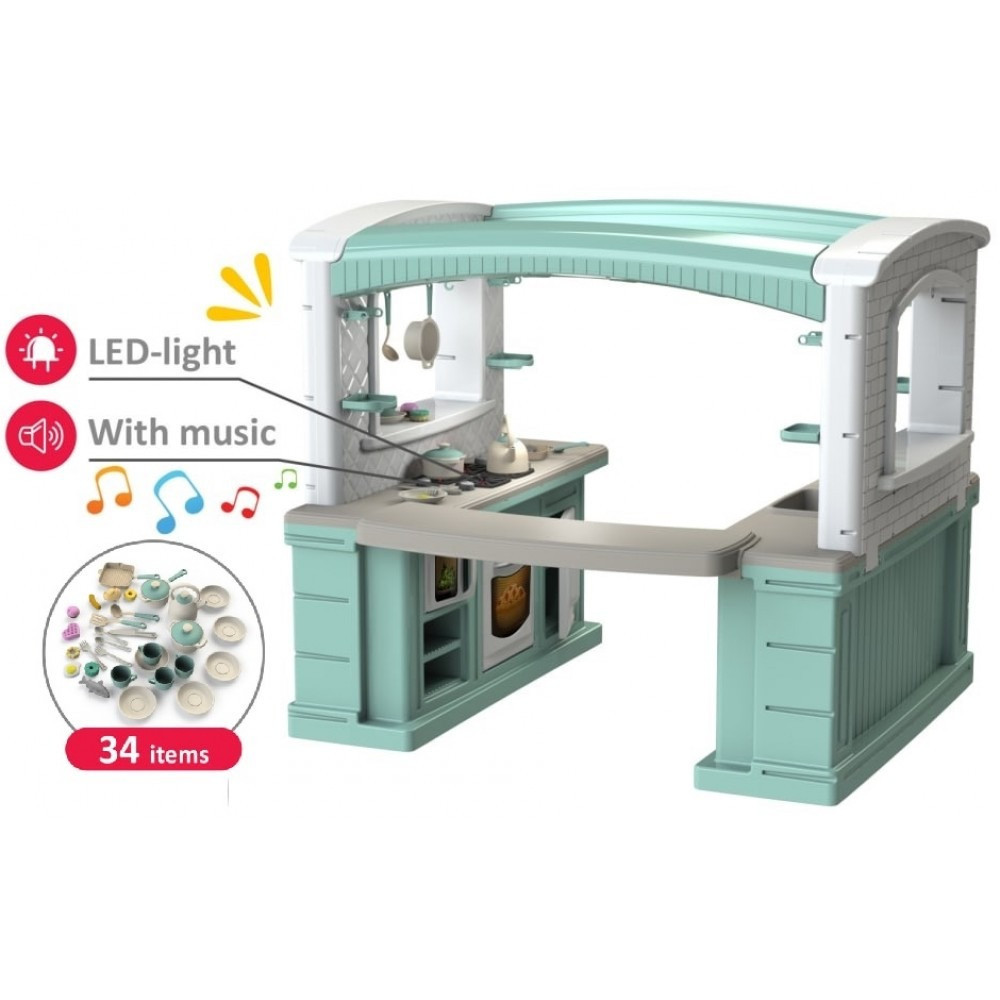 Велика дитяча ігрова кухня з двома ігровими панелями Doloni 01480/21 Київ - фото 1