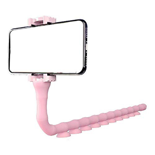 Гибкий держатель для телефона с присосками универсальный Cute Worm Lazy Holder. IH-339 Цвет: розовый Киев - изображение 8