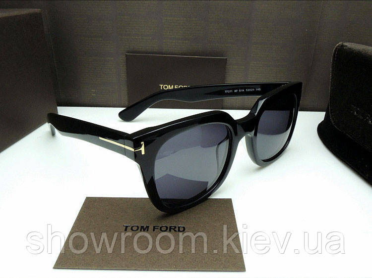 Сонцезахисні окуляри Tom Ford 211 black LUX Київ - фото 2