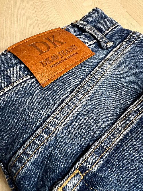 Джинси жіночі Dk-49 3564 MOM стрейчеві комфорт сині, синій, 40, 40, 78 см, 105 см Київ - фото 10