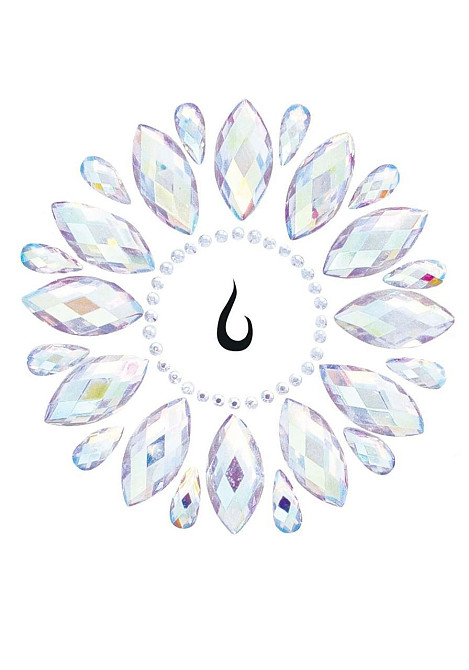 Стрази-прикраси для тіла Leg Avenue Fluer body jewels sticker, наліпки Sex Aura Київ - фото 1