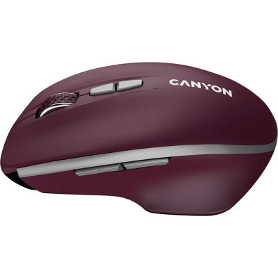 Мишка Canyon MW-21 Wireless Blue LED Burgundy (CNS-CMSW21BR) Вінниця - фото 4