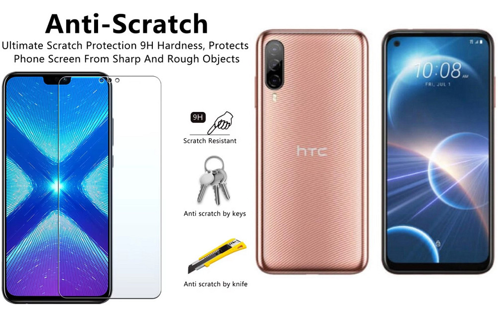 Защитное стекло NeoGlass для HTC Desire 22 Pro 5G – ультрапрозрачное и устойчивое Киев - изображение 1
