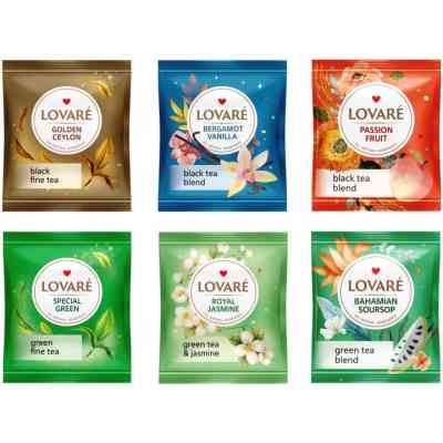 Чай Lovare Prime Tea Set 90 пакетиков ассорти (lv.79914) Винница