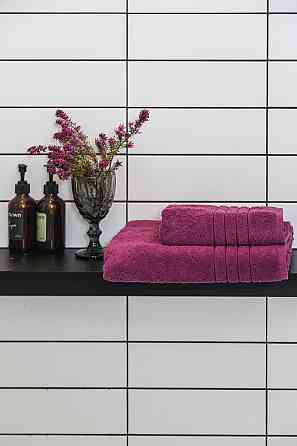 Ecotton Рушник Ecotton 50х90 см махровий високої щільності 420 г/м² вишневий Raspberry Коломыя