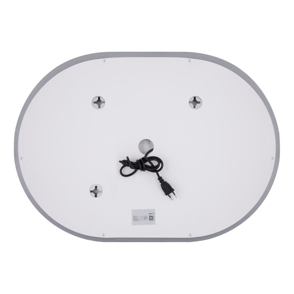 Дзеркало Qtap Gemini 500х700 з LED-підсвіткою Touch, з антизапотіванням, з димером, рев. темп. кольору (3000-6500K) Reverse Київ - фото 10